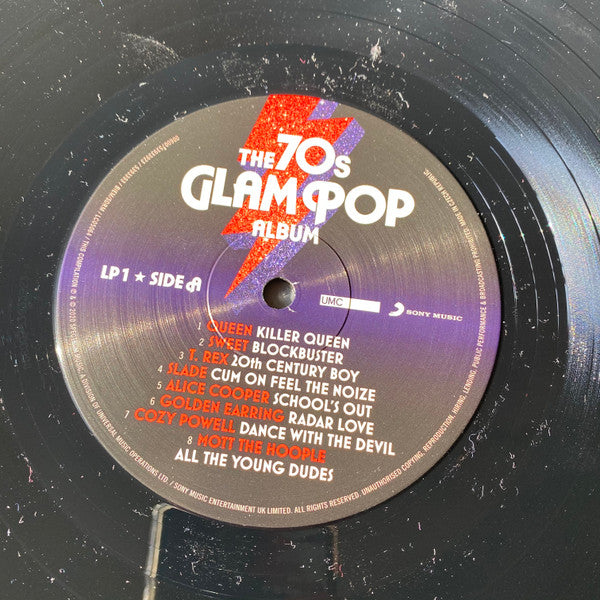 Various : The 70s Glam Pop Album (2xLP, Comp)