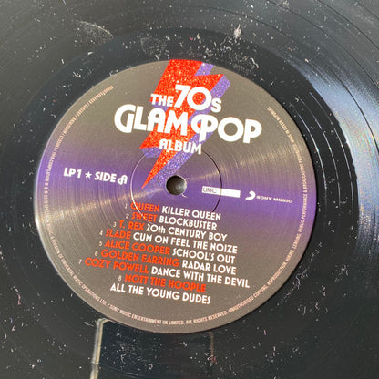 Various : The 70s Glam Pop Album (2xLP, Comp)