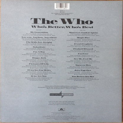 The Who : Who's Better, Who's Best (LP, Comp, Mono)