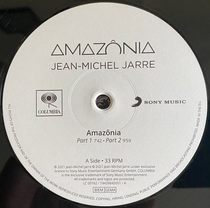 Jean-Michel Jarre : Amazônia (LP + LP, S/Sided + Album, 180)