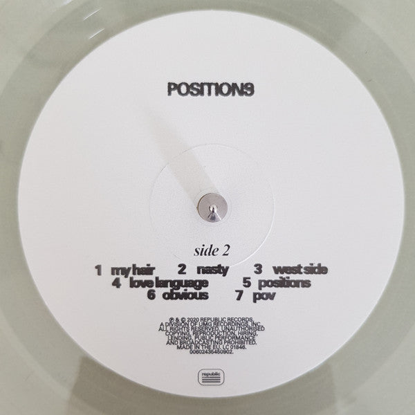 Ariana Grande : Positions (LP, Album, Ltd, Glo)