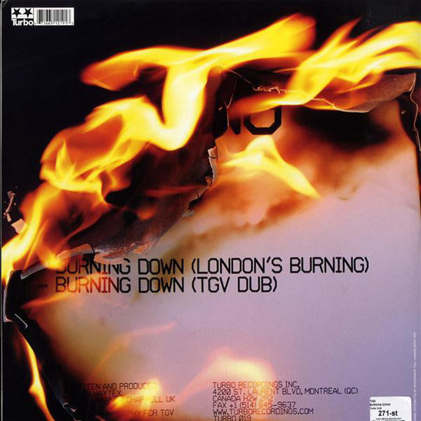 Tiga : Burning Down (12")