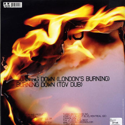 Tiga : Burning Down (12")