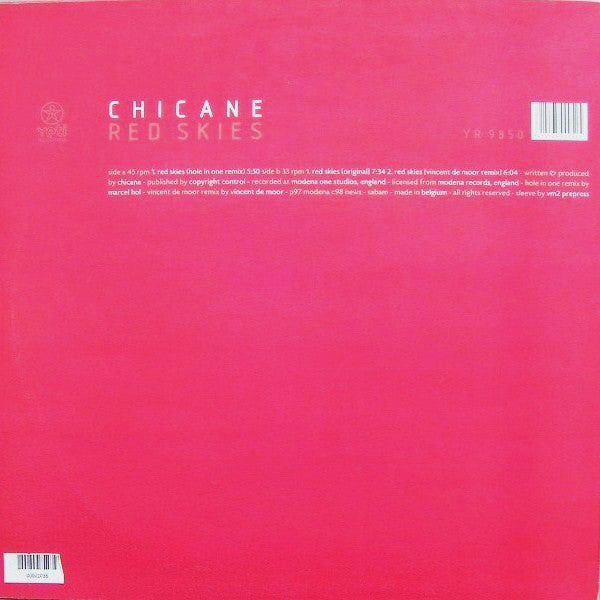Chicane : Red Skies (12")