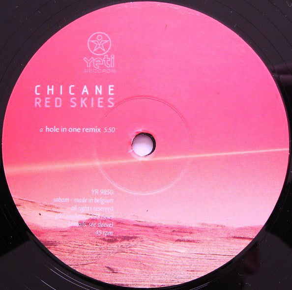 Chicane : Red Skies (12")