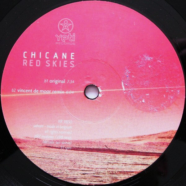Chicane : Red Skies (12")