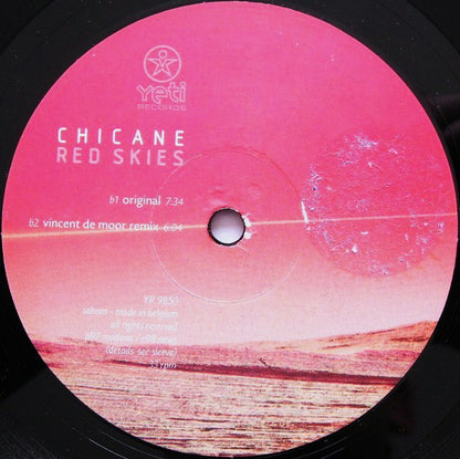 Chicane : Red Skies (12")