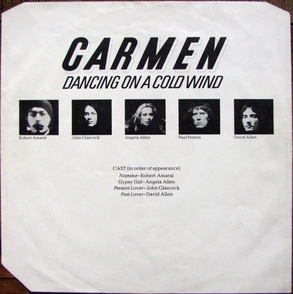 Carmen (19) : Dancing On A Cold Wind (LP, Album)