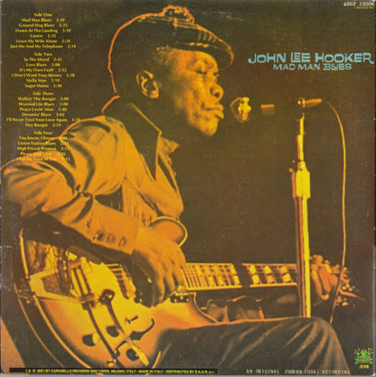 John Lee Hooker : Mad Man Blues (2xLP, Comp, RE, Gat)