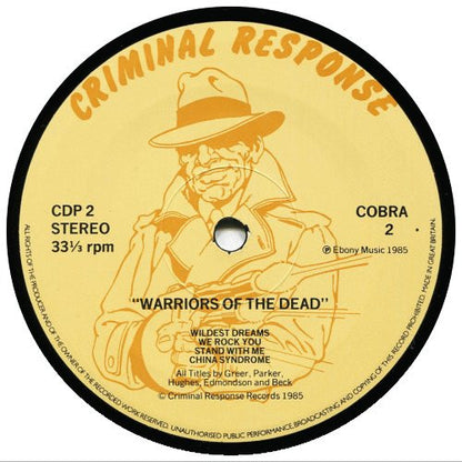 Cobra (20) : Warriors Of The Dead (LP, Album)