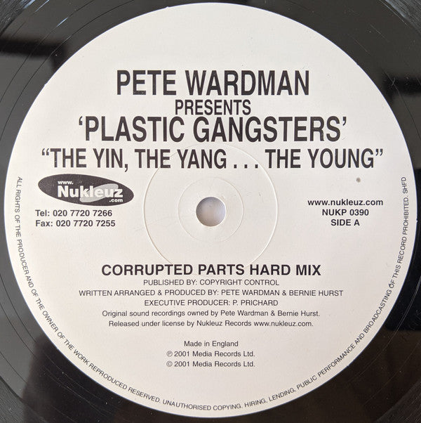 Pete Wardman Presents Plastic Gangsters : The Yin, The Yang... The Young (12")