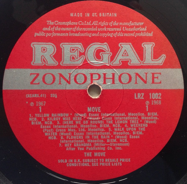 The Move : Move (LP, Album, Mono)