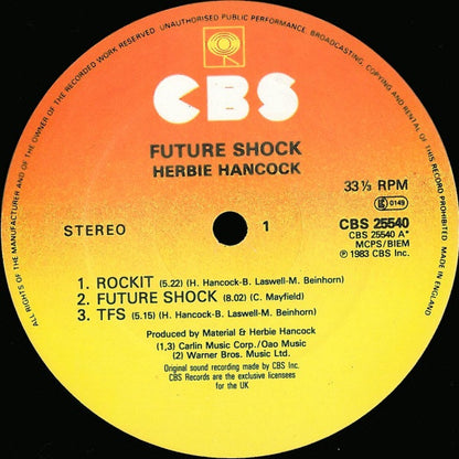 Herbie Hancock : Future Shock (LP, Album)