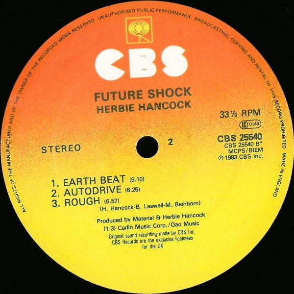 Herbie Hancock : Future Shock (LP, Album)