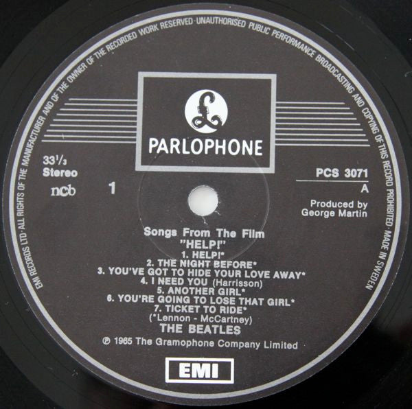 The Beatles : Help! (LP, Album, RE)