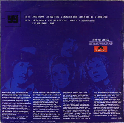 Julie Driscoll, Brian Auger & The Trinity : The Best Of Julie Driscoll, Brian Auger & The Trinity (LP, Comp)