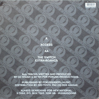 DJ Misjah & DJ Tim : Access (12")