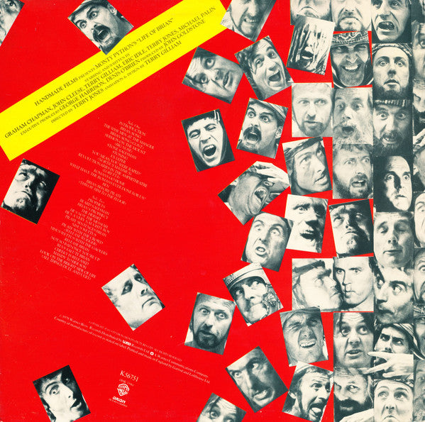 Monty Python : Monty Python's Life Of Brian (Original Motion Picture Soundtrack) (LP, Album, RP, A·2)