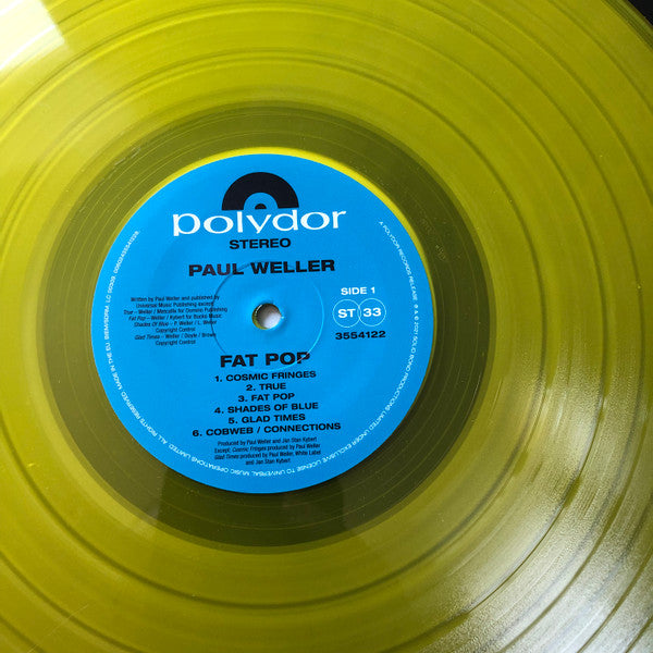Paul Weller : Fat Pop (Volume 1) (LP, Album, Ltd, Yel)