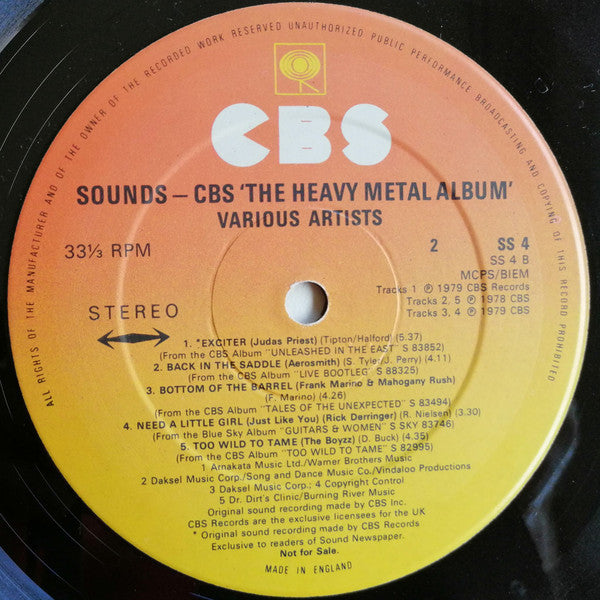 Various : The Heavy Metal Album (LP, Album, Comp)