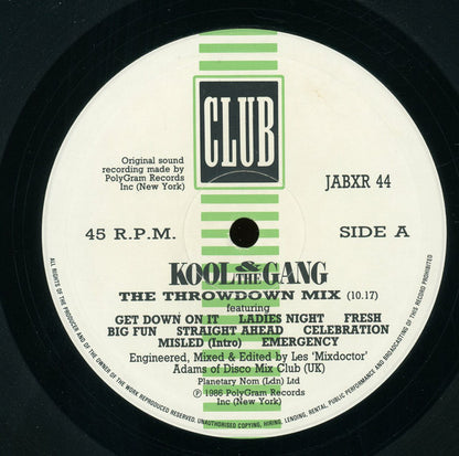 Kool & The Gang : The Throwdown Mix (Hits Medley) (12")