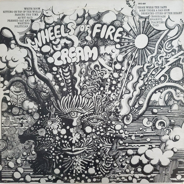 Cream (2) : Wheels Of Fire (2xLP, Album, RE)