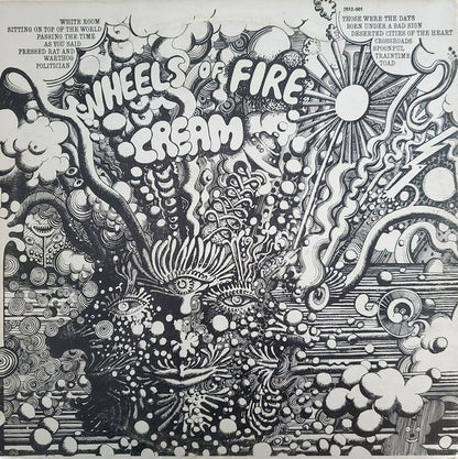 Cream (2) : Wheels Of Fire (2xLP, Album, RE)