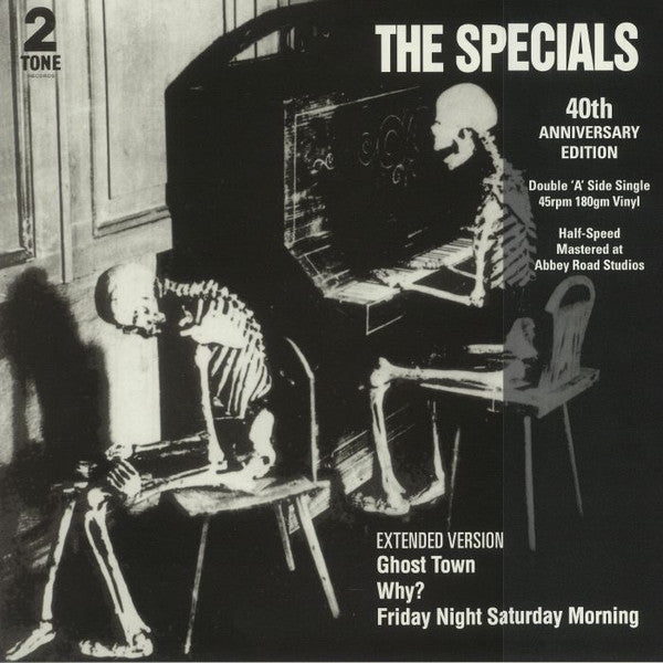 The Specials : Ghost Town / Why? / Friday Night, Saturday Morning (12", Single, Ltd, Hal)