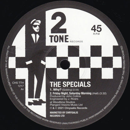 The Specials : Ghost Town / Why? / Friday Night, Saturday Morning (12", Single, Ltd, Hal)