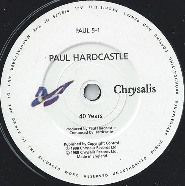 Paul Hardcastle : 40 Years (7", Single)