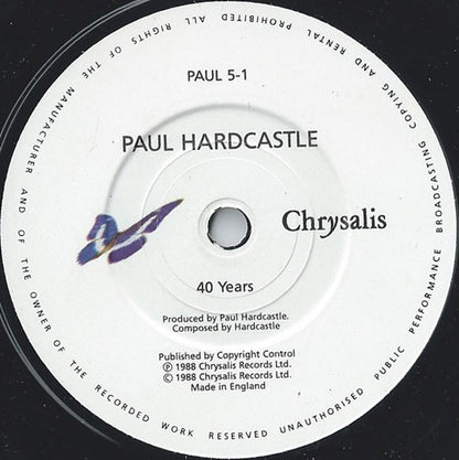 Paul Hardcastle : 40 Years (7", Single)
