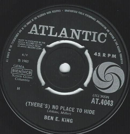 Ben E. King : Cry No More (7", Single)
