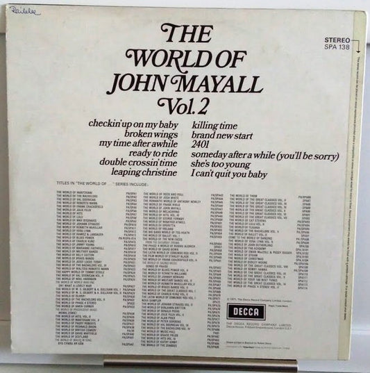 John Mayall : The World Of John Mayall Vol.2 (LP, Comp)