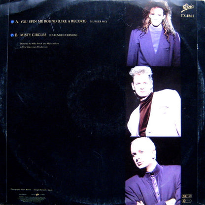 Dead Or Alive : You Spin Me Round (Like A Record) (Murder Mix) (12", Single)