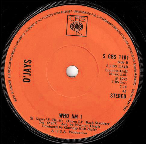 O'Jays* : Love Train (7", Single, Sol)