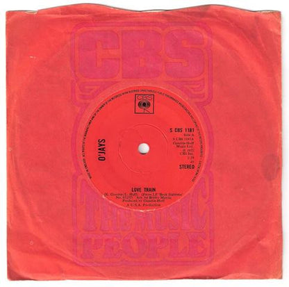 O'Jays* : Love Train (7", Single, Sol)