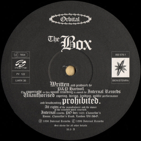 Orbital : The Box (12", Single)