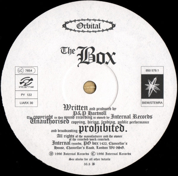 Orbital : The Box (12", Single)