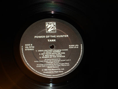 Tank (6) : Power Of The Hunter (LP, Album)
