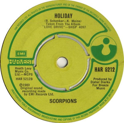 Scorpions : The Zoo (7", Single)