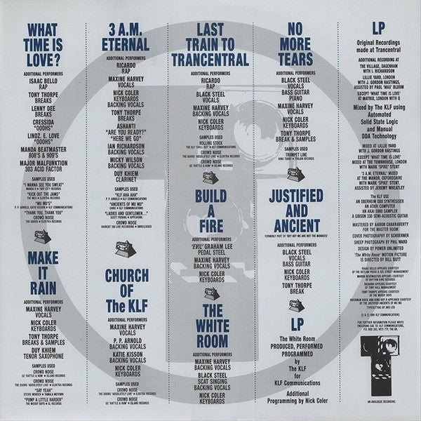 The KLF : The White Room (LP, Album)