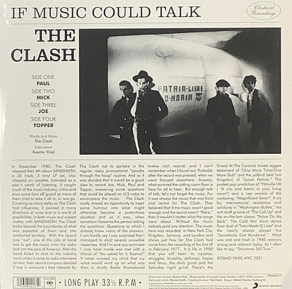 The Clash : If Music Could Talk (2xLP, Album, RSD, Ltd, RE, RM, 180)