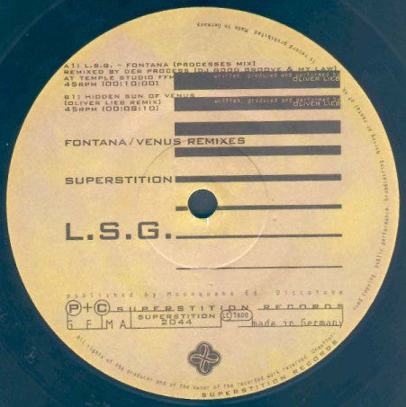 L.S.G. : Fontana /  Venus (Remixes) (12")