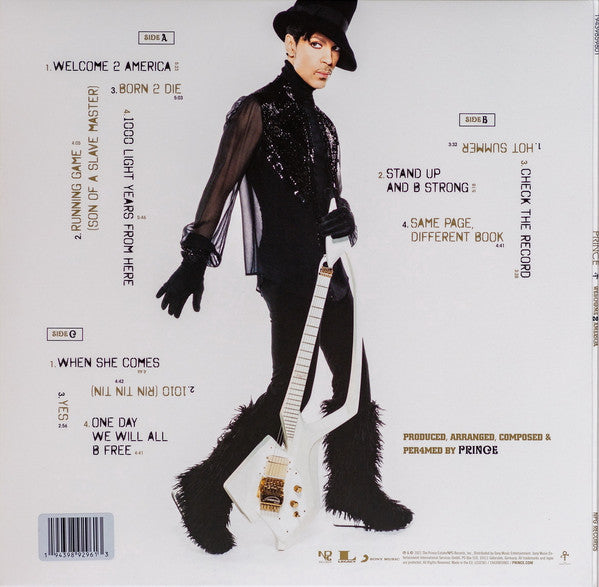Prince : Welcome 2 America (Album, Ltd + LP, Cle + LP, S/Sided, Etch, Cle)