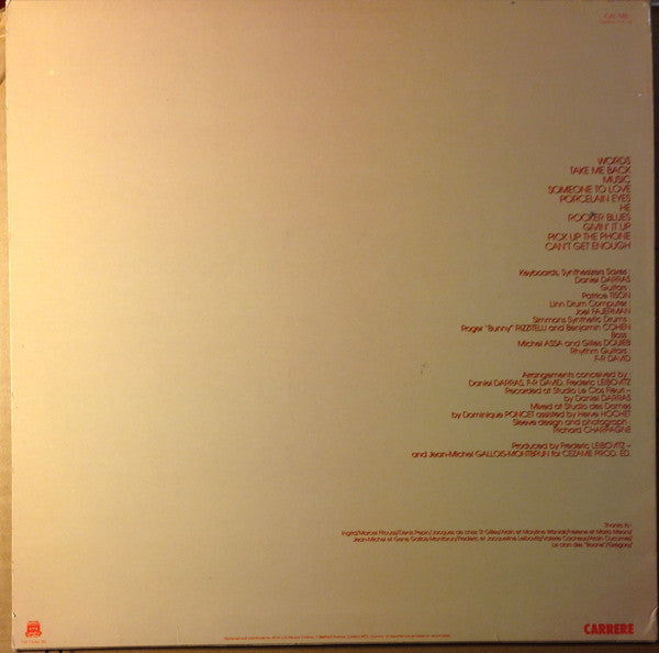 F.R. David : Words (LP, Album)