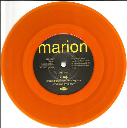 Marion (3) : Sleep (7", Single, Num, Ora)