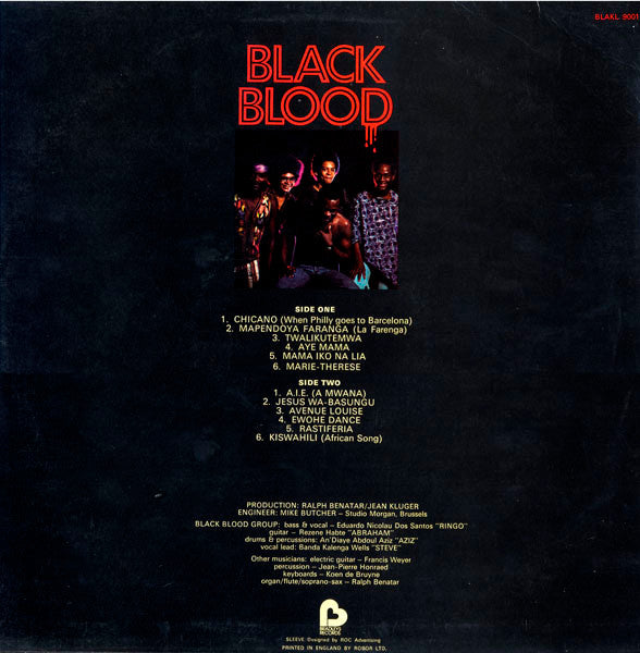 Black Blood (2) : Black Blood (LP, Album)