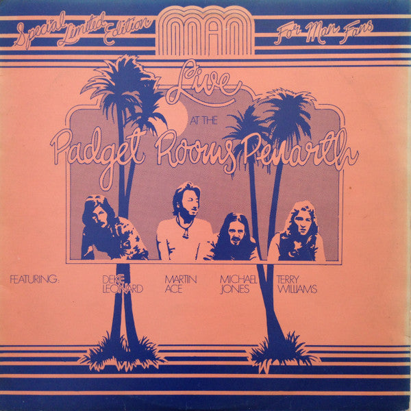 Man : Live At The Padget Rooms, Penarth (LP, Album, Ltd)