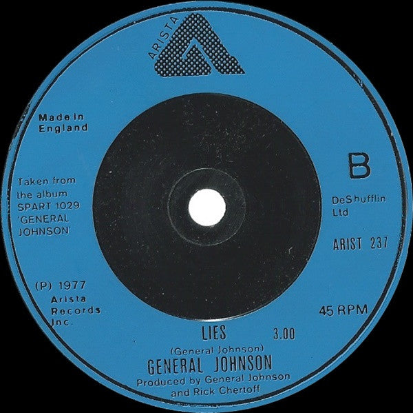 General Johnson : Can't Nobody Love Me Like You Do (7")