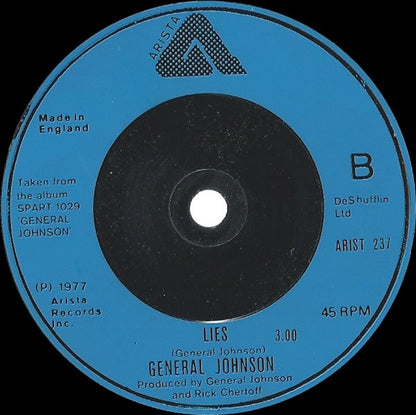 General Johnson : Can't Nobody Love Me Like You Do (7")